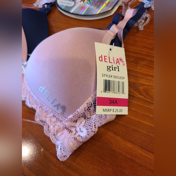 dELiA*s Girl 2pc Bra Size 34A - Picture 4 of 5